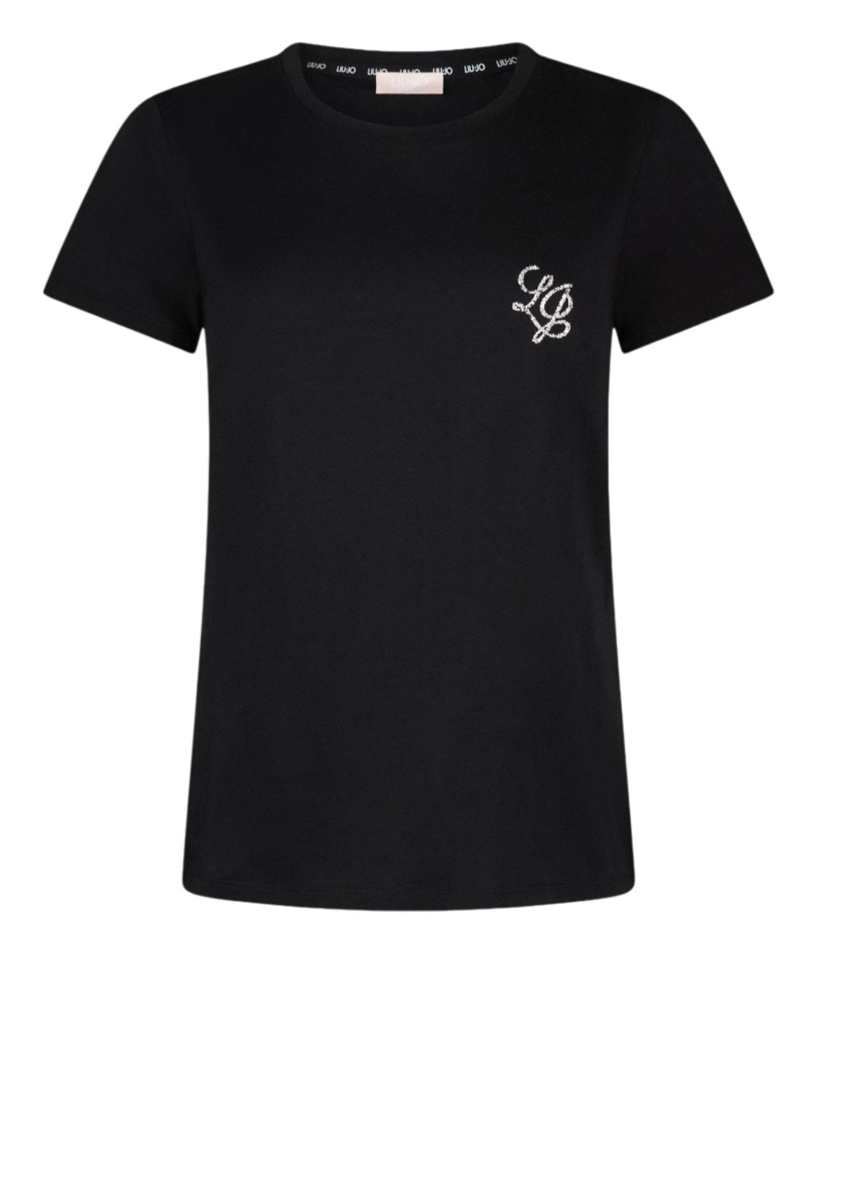 Liu-Jo t-shirt manica corta con strass