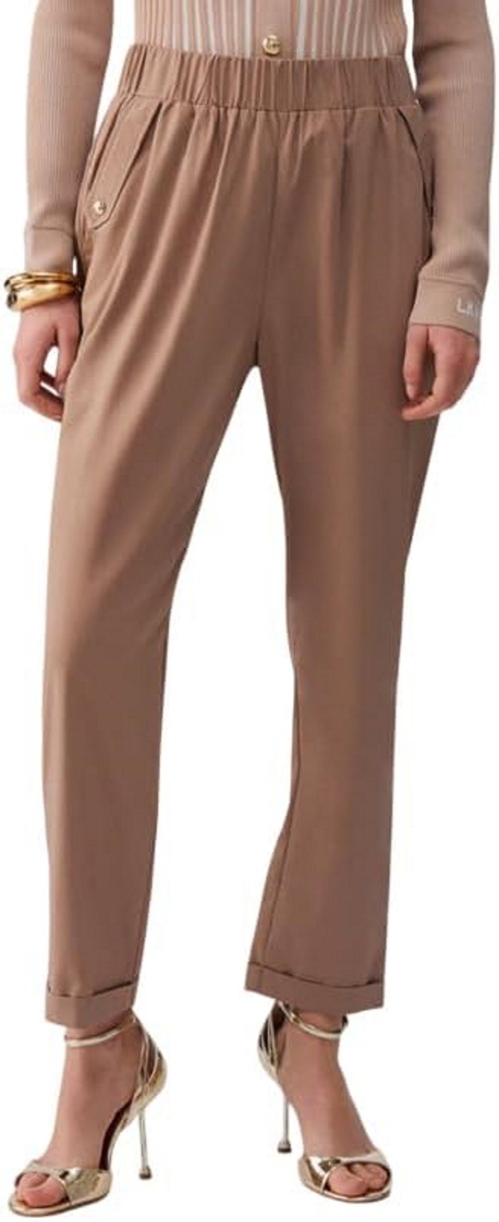 Liu-Jo Pantaloni slim fit con risvolto