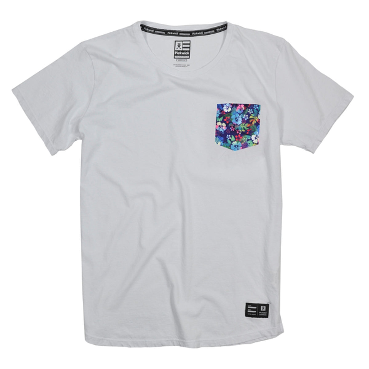 PICKWICK T-SHIRT MEZZA MANICA CON TASCHINO