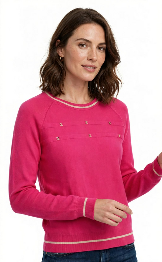 Liu-jo maglia giro collo