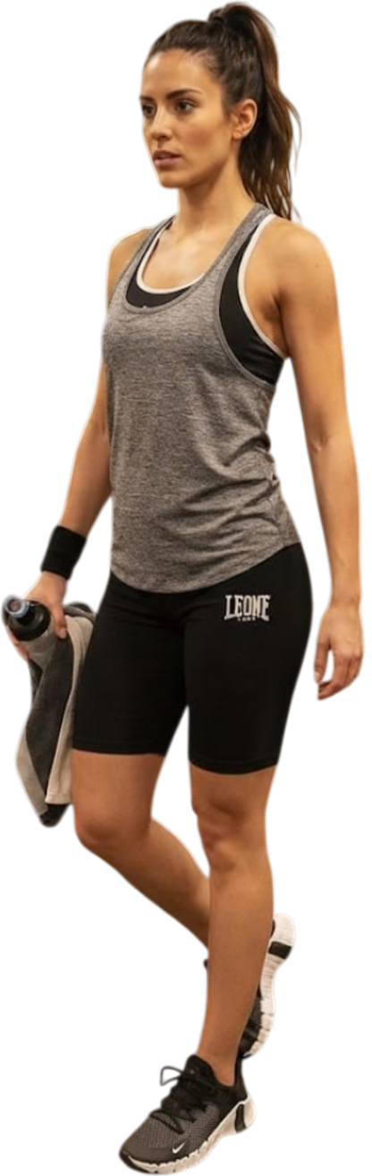 Leone ciclista donna in cotone elasticizzato