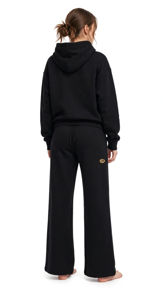 Leone pantalone in cotone felpato largo