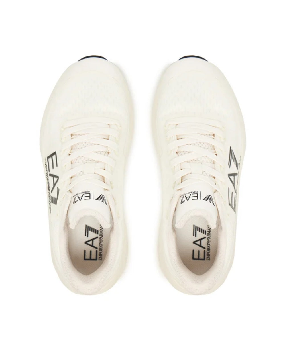 EA7 Emporio Armani Sneakers donna X8X245 XK442 MZ212 Biancoscritta dietro wave