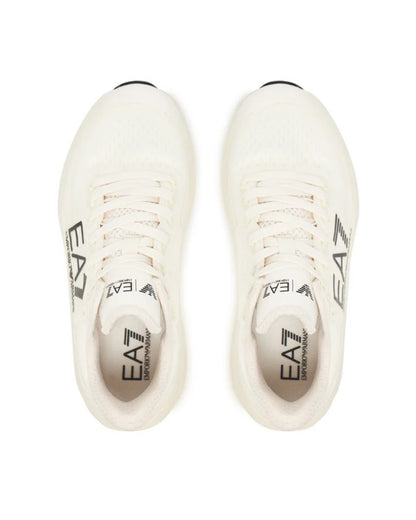 EA7 Emporio Armani Sneakers donna X8X245 XK442 MZ212 Biancoscritta dietro wave