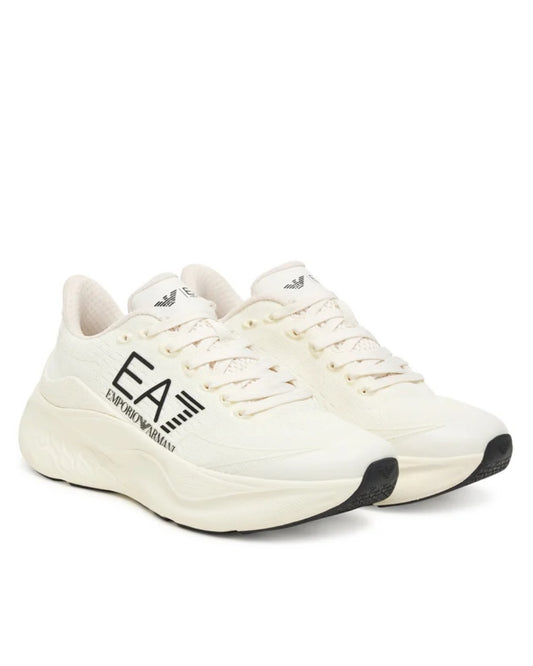 EA7 Emporio Armani Sneakers donna X8X245 XK442 MZ212 Biancoscritta dietro wave